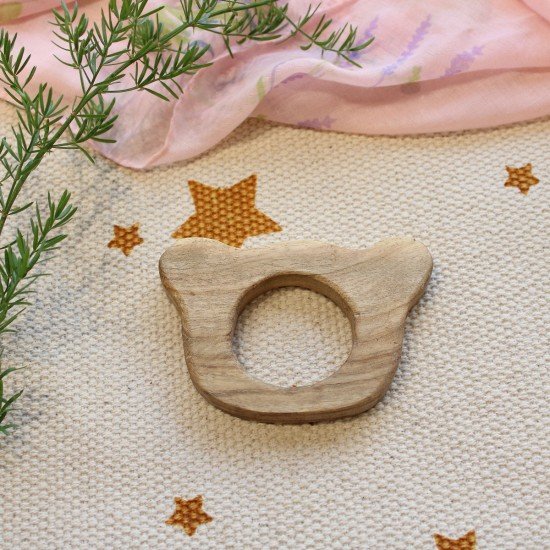 Bear Neem Wood Teether Bear Neem Wood Teether