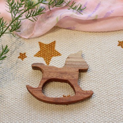 Horse Neem Wood Teether Horse Neem Wood Teether