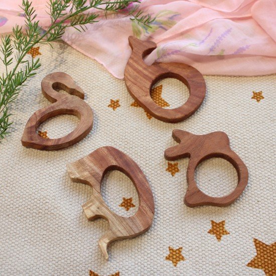 Elephant Neem Wood Teether Elephant Neem Wood Teether