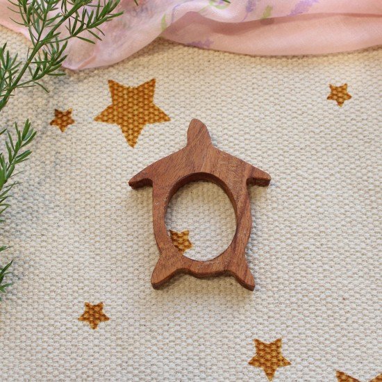 Tortoise Neem Wood Teether Tortoise Neem Wood Teether