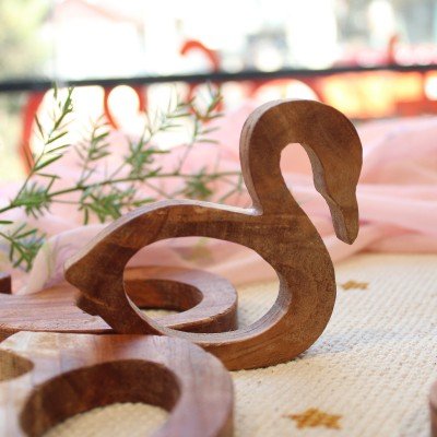 Swan Neem Wood Teether Swan Neem Wood Teether