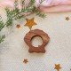 Shell Neem Wood Teether Shell Neem Wood Teether
