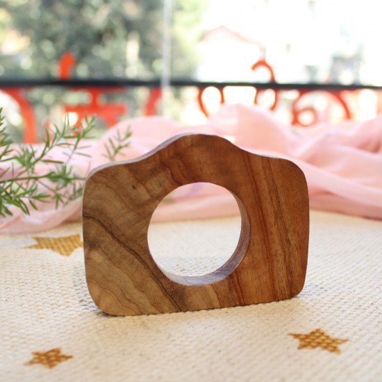 camera Neem Wood Teether camera Neem Wood Teether