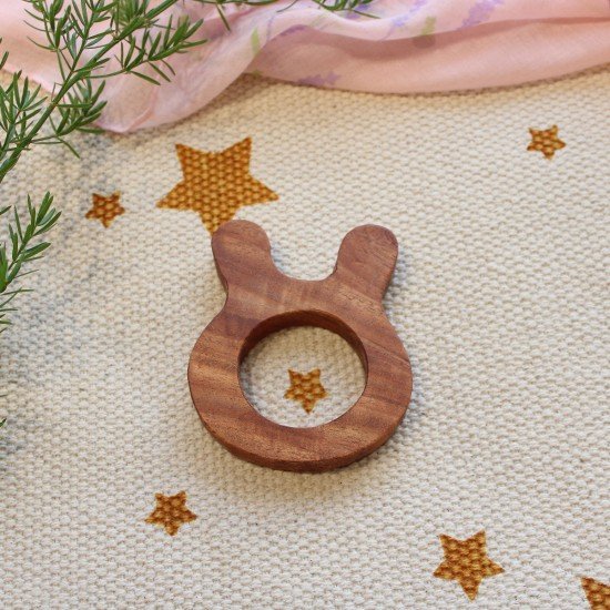 Bunny Neem Wood Teether Bunny Neem Wood Teether