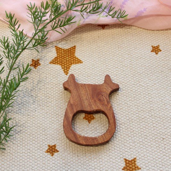 Dear Neem Wood Teether Dear Neem Wood Teether