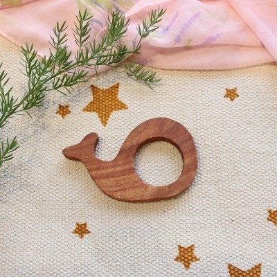 Whale Neem Wood Teether Whale Neem Wood Teether