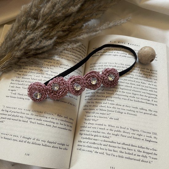 Lilac Flower Diamond Head band Lilac Flower Diamond Head band