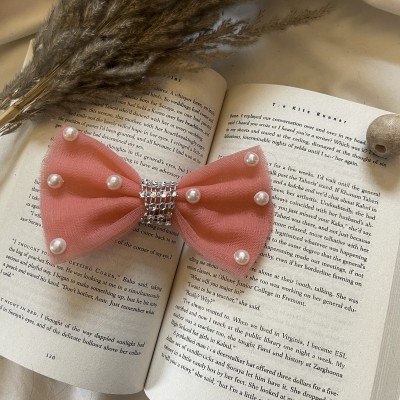 Blush Pearl Net Hair Clip Blush Pearl Net Hair Clip