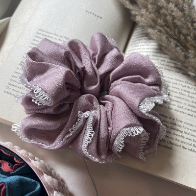 Lilac Lace Scrunchie Lilac Lace Scrunchie