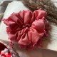 Fluorescent Pom Pom Scrunchie