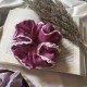 Magenta Ricrack Lace Scrunchie
