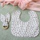 Elephant printed bib