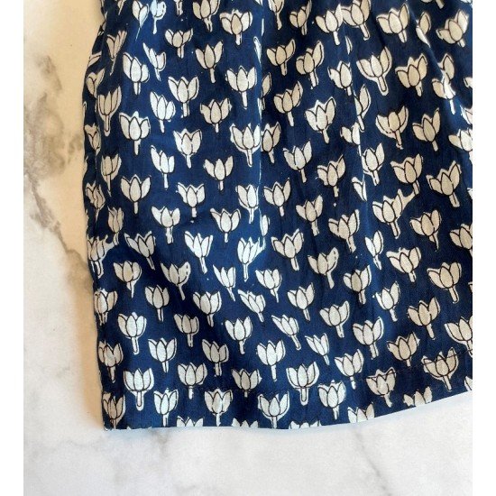Lotus Indigo Cotton Printed Dress Lotus Indigo Cotton Printed Dress