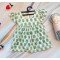 Dahlia Green Cotton Printed Dress