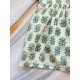 Dahlia Green Cotton Printed Dress