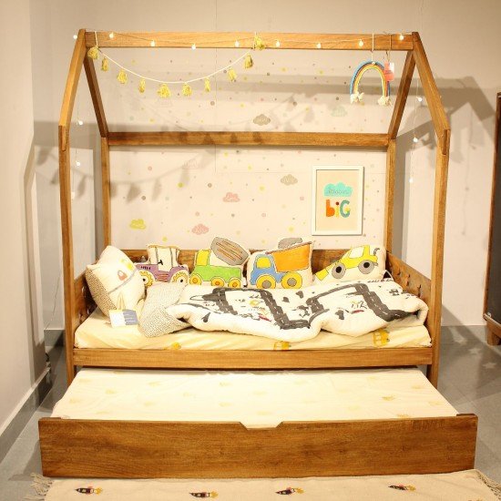 Harlow Trundle House Bed