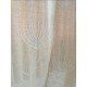 Jute Branch Embroidered Curtain