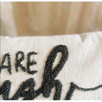 You Are Enough Embroidered Cushion You Are Enough Embroidered Cushion