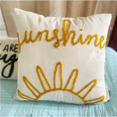 Sunshine Embroidered Cushion Sunshine Embroidered Cushion