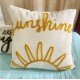 Sunshine Embroidered Cushion