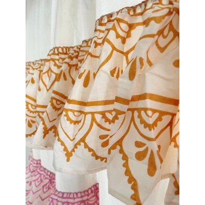 Vivid Frill Mandela Curtain Vivid Frill Mandela Curtain