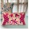 Fuchsia Bird Embroidered Cushion
