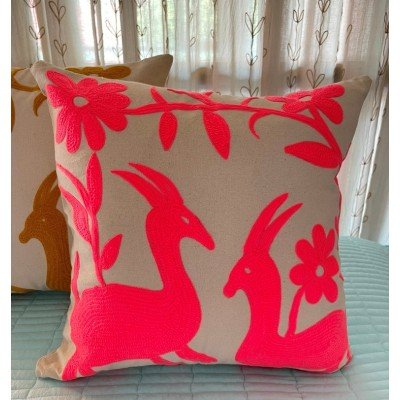 Rabbit Otton Neon Embroidered Cushion Rabbit Otton Neon Embroidered Cushion