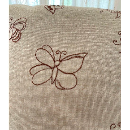 Bug Chambey Embroidered Cushion Bug Chambey Embroidered Cushion