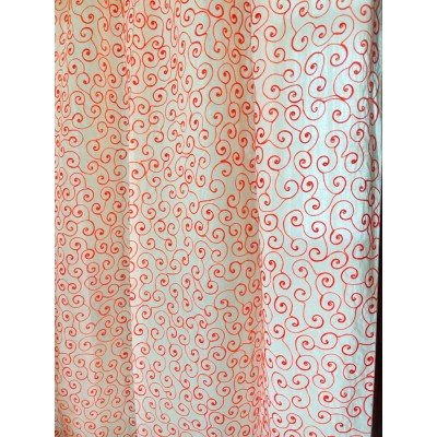 Scribble Fluorescent Embroidery Curtain Scribble Fluorescent Embroidery Curtain