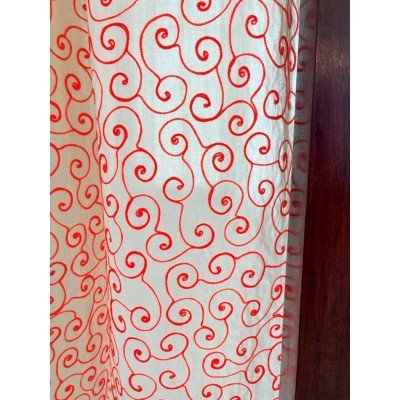 Scribble Fluorescent Embroidery Curtain Scribble Fluorescent Embroidery Curtain