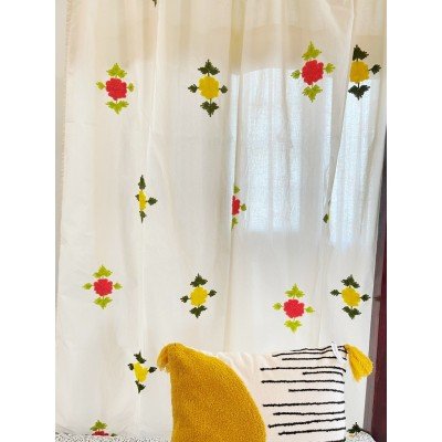 Rose Merry Embroidery Curtain Rose Merry Embroidery Curtain