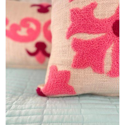Abstract Dual Embroidered Cushion  Abstract Dual Embroidered Cushion
