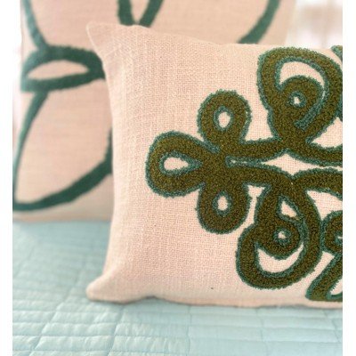 Retro Rectangle Embroidered Cushion  Retro Rectangle Embroidered Cushion