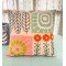 Flower Multi colour Embroidered Cushion 