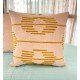 Abstract Mustard Embroidered Cushion Abstract Mustard Embroidered Cushion
