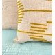 Abstract Mustard Embroidered Cushion Abstract Mustard Embroidered Cushion