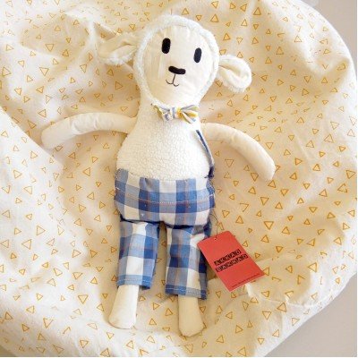 White Sheep Fur Doll White Sheep Fur Doll