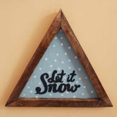 Let It Snow Wall Art Let It Snow Wall Art