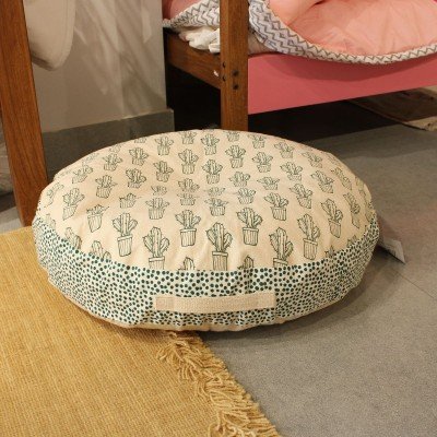 Pot Cactus polka Pouf