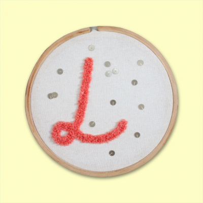 L Glitter Hoop L Glitter Hoop