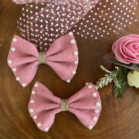 Pearl garland Bow Pearl garland Bow