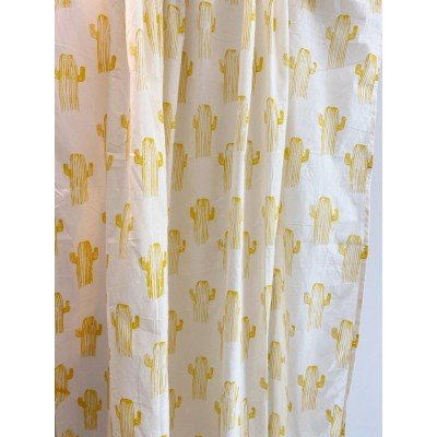 White Circle Hacoba Curtain White Circle Hacoba Curtain