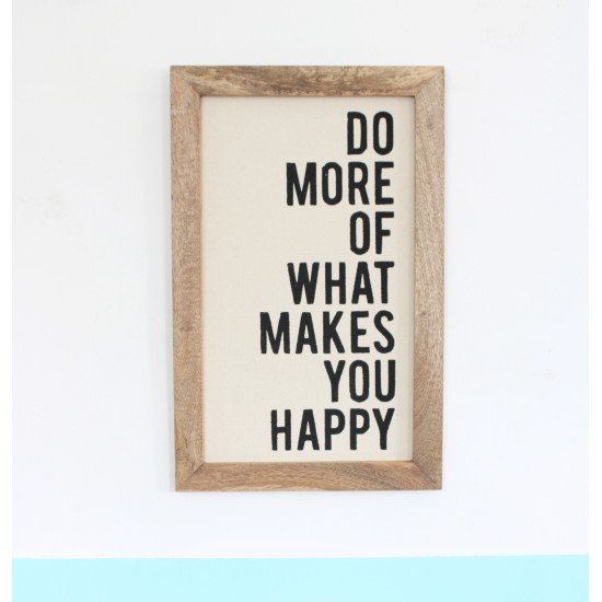 What Makes You Happy Wall Frame