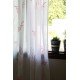 Blush Sage Leaf Embroidery Curtain