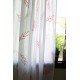 Blush Sage Leaf Embroidery Curtain