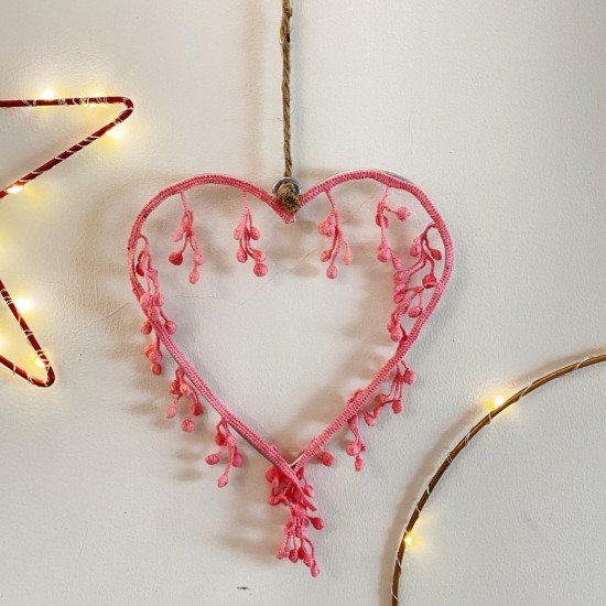 Orchid Heart Hanging Orchid Heart Hanging