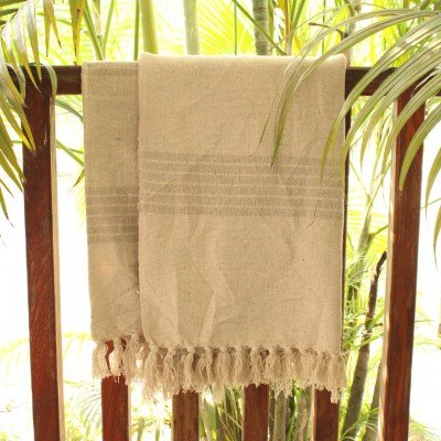 Natural Stripes Throw Natural Stripes Throw
