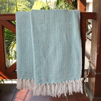 Sapphire Weaved Throw Sapphire Weaved Throw