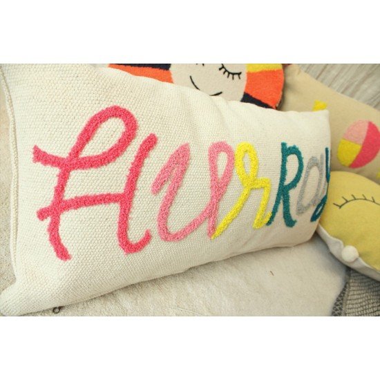 Hurray embroided Cushion