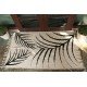 Palm leaf embroided Rug